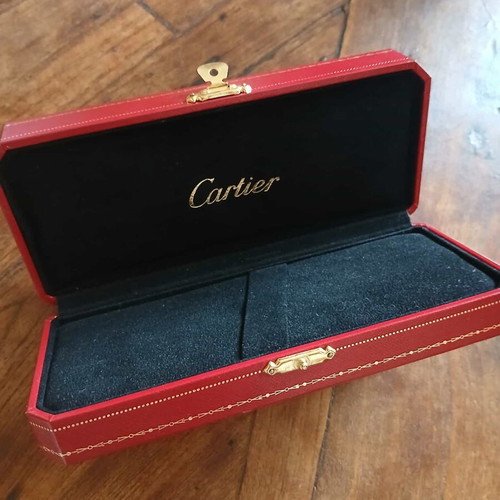 Authentic Cartier red watch or pen case like new