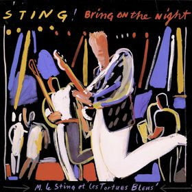 Sting Bring On The Night vinyl record used, jazz