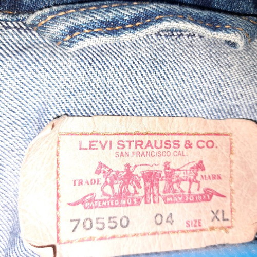 Levi's men's denim jacket like new, blue, size XL