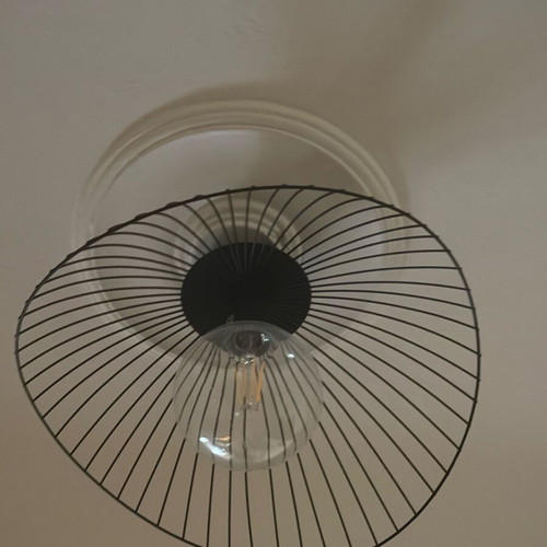 Leroy Merlin metal ceiling light like new, diameter 0.37cm