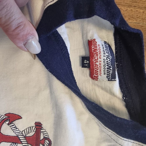 Americanino boys' t-shirt size 104 cm like new, white