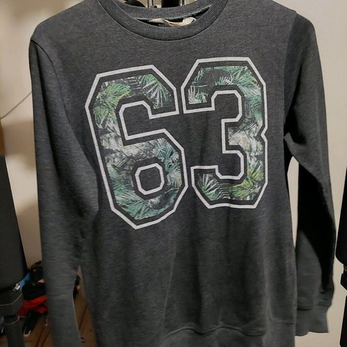 Long Sleeve Shirt H&M Medium used, black and green