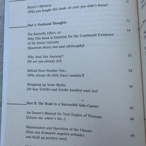 Bend Over The Complete Guide to Anal Sex book like new, English