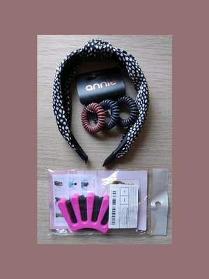 Hair tie set, headband and French braid tool new