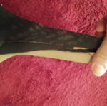 Soft bra large used, black