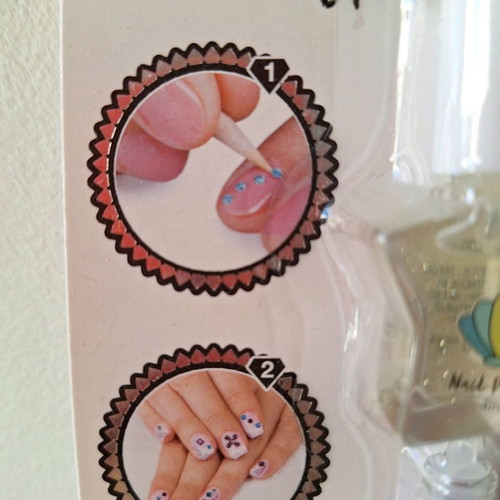 Children's nail polish with rhinestones new, 6+