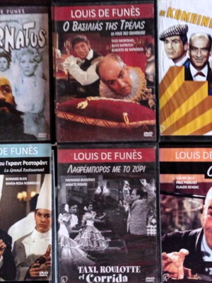 Louis de Funes movies like new, DVD set