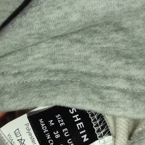 Shein crop top used, size M, gray