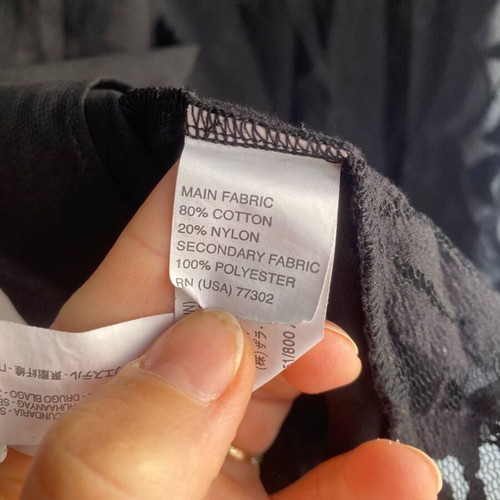 Lace blouse black like new, sexy elegant