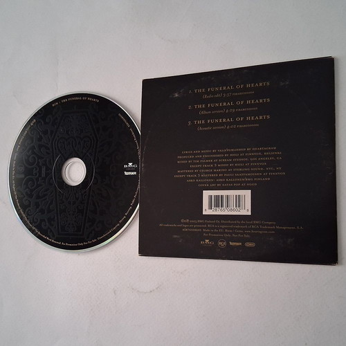 HIM The Funeral Of Hearts 2003 promo CD single used, rock