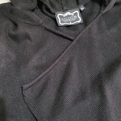 Killstar Knit Cardigan used, black, size XL