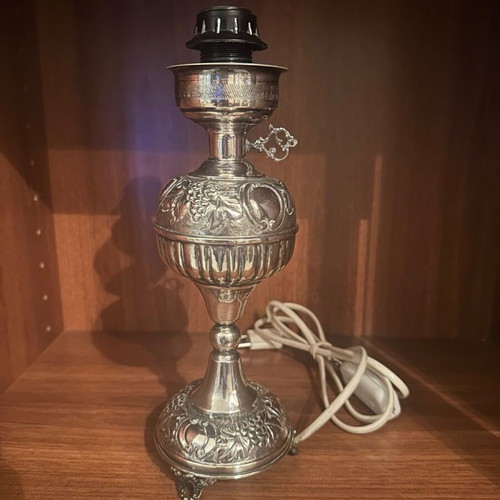 Silver lamp 925 handmade like new (Design 3)