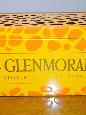 Μεταλλικό κουτί Glenmorangie Highland 12 YR Single Malt Giraffe Tin μεταχειρισμένο