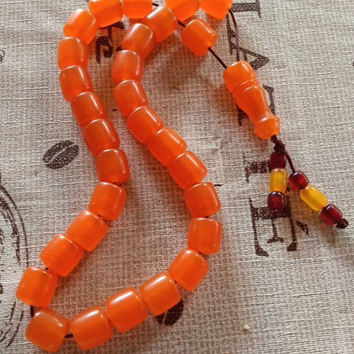 Komboloi used, simple 28 cm double worry beads