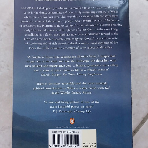 Wales Epic Views of a Small Country by Jan Morris, Penguin 2000