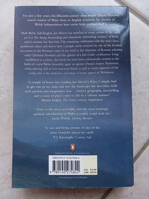 Wales Epic Views of a Small Country by Jan Morris, Penguin 2000