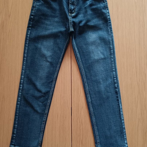 Men's Blue Black Regular Fit Jeans new, thin denim W32 L32
