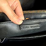  Τσάντα χειρός, πολύ σικ, ZARA, 40εκ πλάτος, 28εκ ύψος, 17εκ βάθος, με πολλές τσέπες, 20 ευρώ