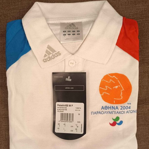 Polo shirt Athens 2004 Paralympic Games Adidas new