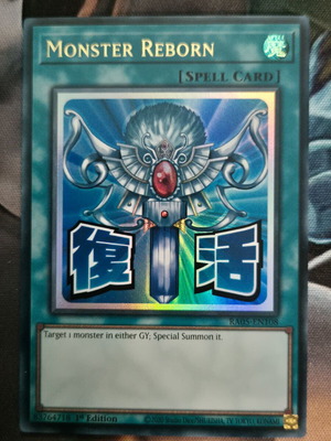 Monster Reborn RA05 Ultra Rare 1st Edition Near Mint