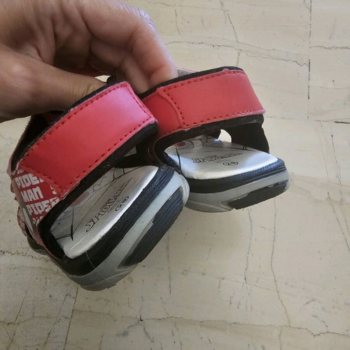 Spiderman sandals used, size 29