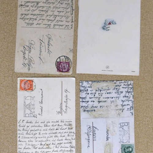 Vintage religious interest postcards, set of 4, like new