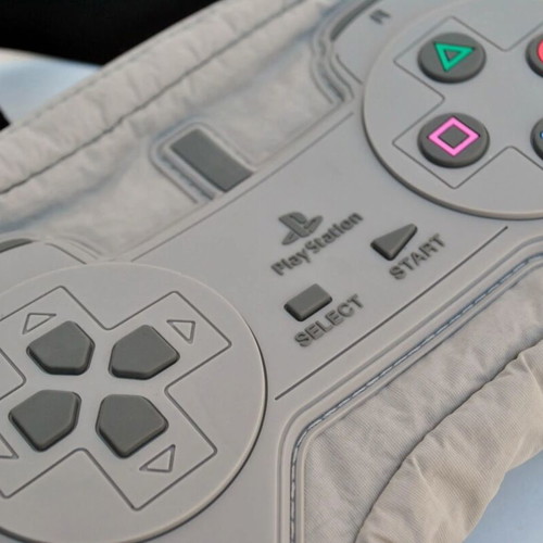 Zara gray controller fanny pack used, nylon polyester