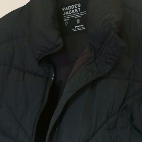 Cropped jacket used, black, Stradivarius, size S