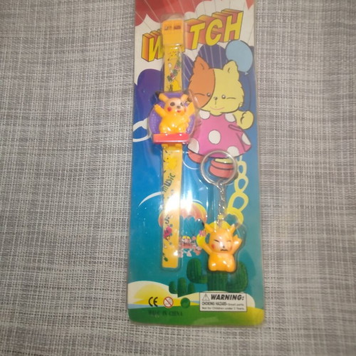 Picatchu watch and keychain, sealed, new