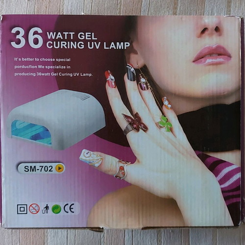 UV curing lamp used 36 Watt with 4 bulbs