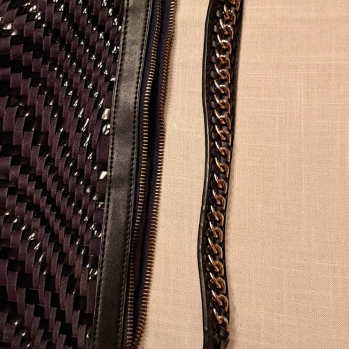 Cavalli Class blue shoulder bag like new with impressive strap