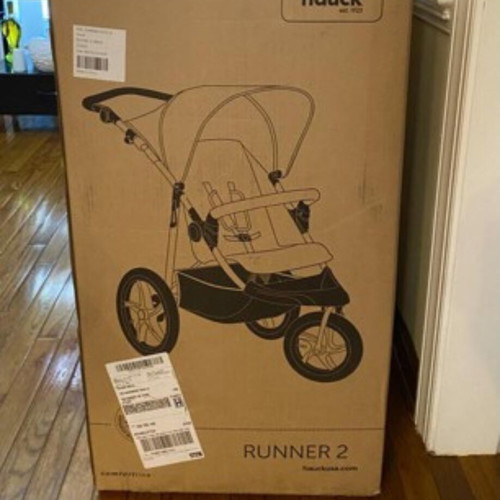 Hauck Runner 2 stroller like new with spare inner tubes gift