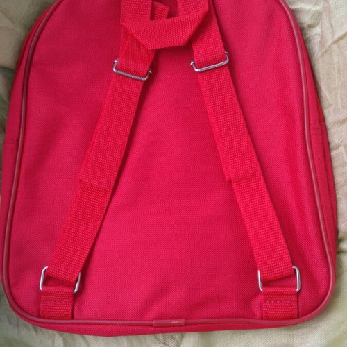Red backpack new