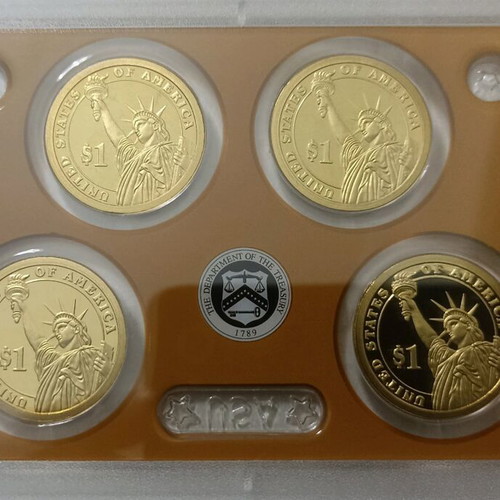 USA 2011 Presidential $1 Dollar Coin Proof Set new