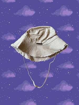 Jacquemus bucket hat new, beige, one size