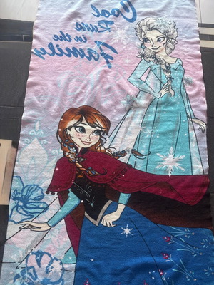 Elsa beach towel new, 1.32m x 0.70m