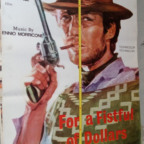 For a Fistful of Dollars movie poster used