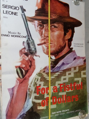 For a Fistful of Dollars movie poster used
