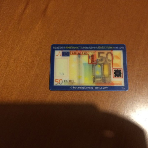 The Europa Series of Banknotes used brochures for Euro