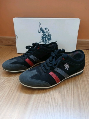 Αντρικά sneakers U.S Polo μεταχειρισμένα, νούμερο 41, μαύρα