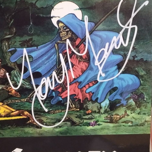 Black Sabbath Forbidden LP 2015 like new, signed by Tony Martin