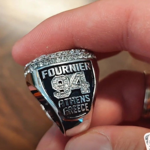 Euroleague title rings collection Olympiacos Basketball