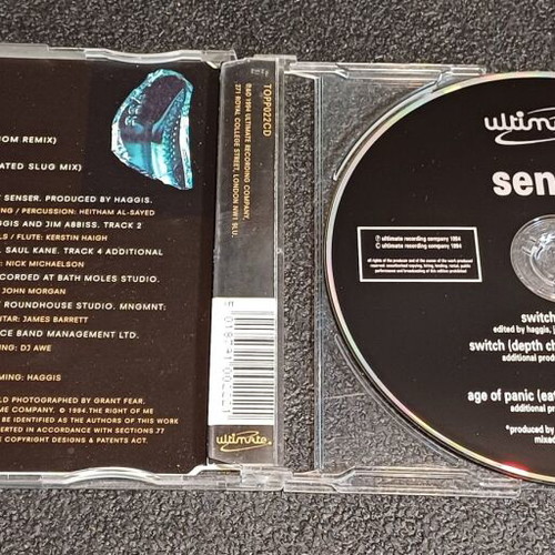 Senser Switch CD single used, alternative rock, hip hop
