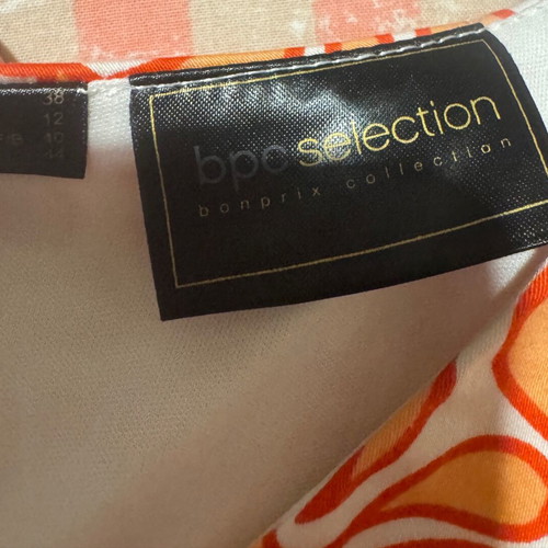 Printed midi dress like new, multicolored, size M