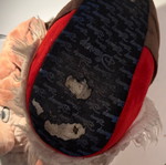 Disney Grumpy slippers used, brown