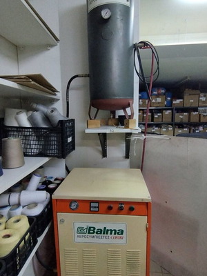 Air Compressor Balma Combi with Air Tank used