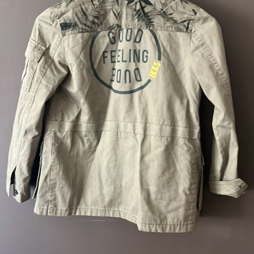 Ikks children's spring jacket like new, green