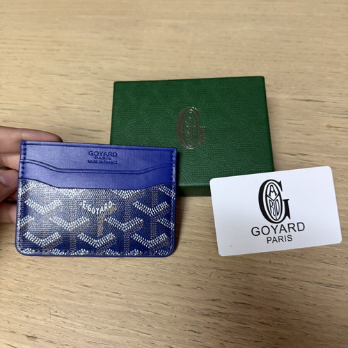 Goyard CardHolder Wallet brand new, blue, with box