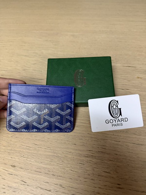 Goyard CardHolder Wallet brand new, blue, with box