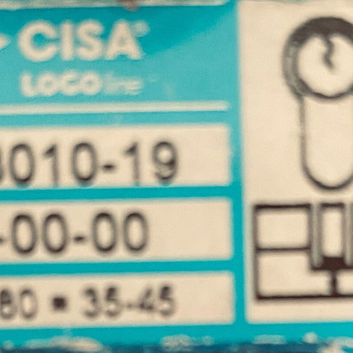 Cisa Italian door lock cylinder new with three keys
